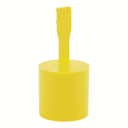 20.9mm Pull Tab Cap (Centre Pull) - For 21-22.8mm External Diameter | Yellow EVA