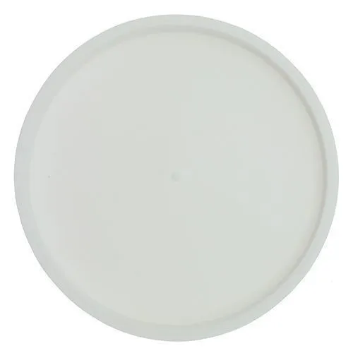 1.25in White Round Tube Plug (9.5mm Length) | LDPE