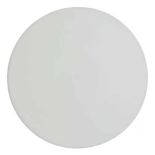 1.25in White Round Tube Plug (9.5mm Length) | LDPE