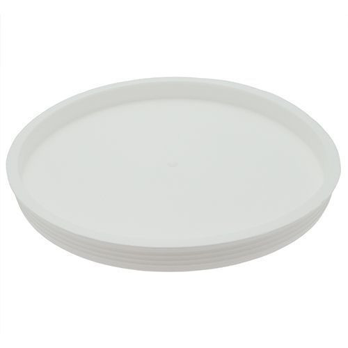 3.75in White Round Tube Plug (12.7mm Length) | LDPE