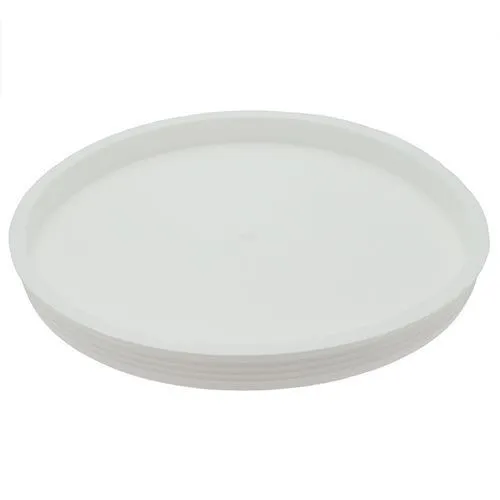 4in White Round Tube Plug (9mm Length) | LDPE