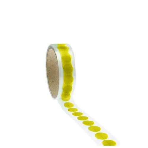 7mm High Temperature Polyimide Masking Discs - 2500pk | Amber