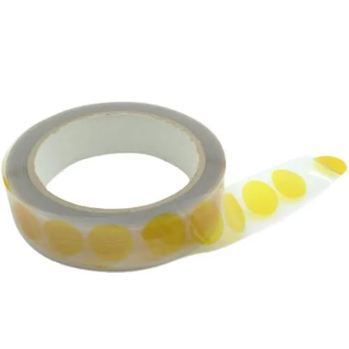 16mm High Temperature Polyimide Masking Discs - 1500pk | Amber