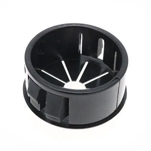 12.7mm Black Universal Bushing - 1.6mm Panel (7.9mm Cable) | Nylon