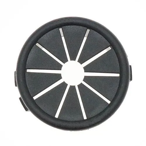 19mm Black Universal Bushing - 6.4mm Panel (12.7mm Cable) | Nylon