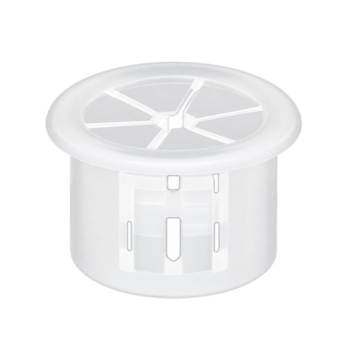 19.1mm White Universal Bushing - 3.2mm Panel (12.7mm Cable) | Nylon
