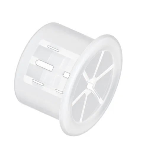 19.1mm White Universal Bushing - 3.2mm Panel (12.7mm Cable) | Nylon