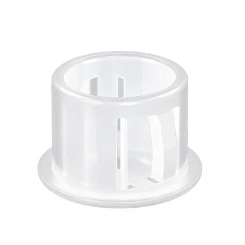 19.1mm White Universal Bushing - 3.2mm Panel (12.7mm Cable) | Nylon