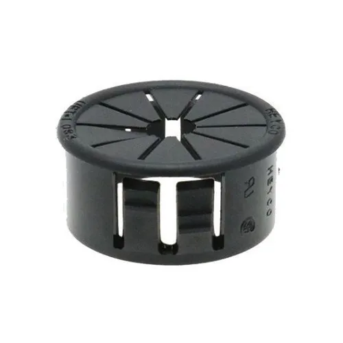 20.6mm Black Universal Bushing - 3.2mm Panel (12.7mm Cable) | Nylon