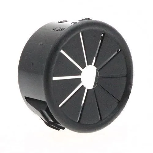 22.2mm Black Universal Bushing - 1.6mm Panel (14.3mm Cable) | Nylon