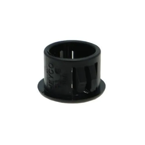 27.8mm Black Universal Bushing - 1.6mm Panel (20.6mm Cable) | Nylon