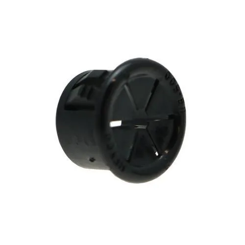 30.2mm Black Universal Bushing - 3.2mm Panel (24.1mm Cable) | Nylon