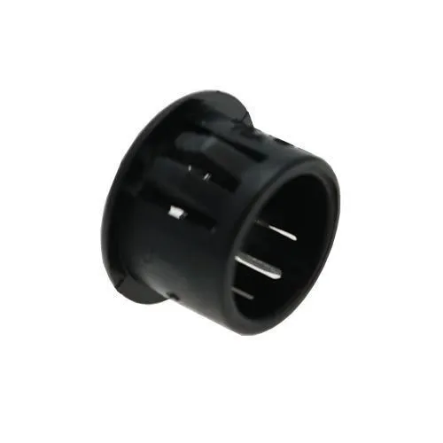 31.8mm Black Universal Bushing - 3.2mm Panel (25.8mm Cable) | Nylon