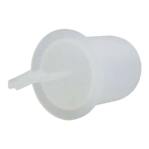 15.2mm Natural Recycled LDPE 28.8mm Flange Outer Diameter Cylindrical Pull Tab Plug | Vital Parts