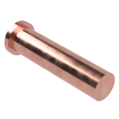 6mm x 30mm Unthreaded Weld Stud (ISO 13918) | Copper Coated Steel
