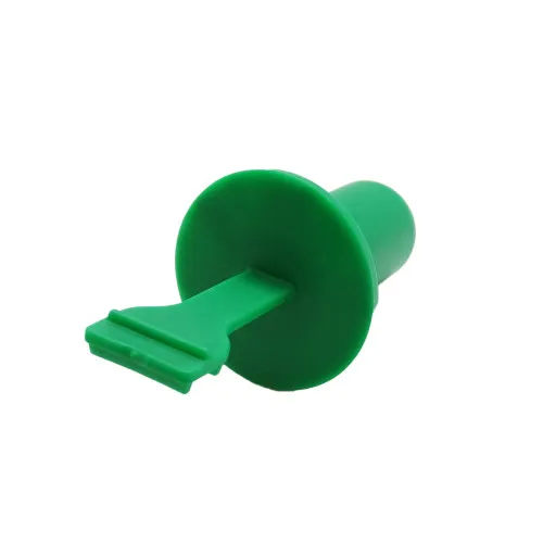 9.7mm Round Pull Tab Plug (23.2mm Length) | Green Bio LDPE