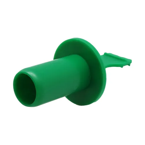 12mm Green Bio LDPE Cylindrical Pull Tab Plug | Vital Parts