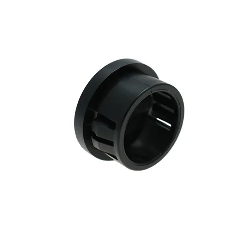 25.4mm Black Vent Plug - 3.2mm Panel | Nylon 66