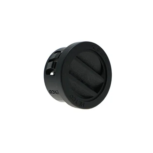 63.5mm Filtered Vent Plug - 6.4mm Panel | Black Nylon 66