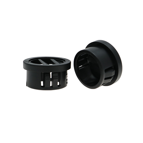 76.2mm Black Vent Plug - 6.4mm Panel | Nylon 66