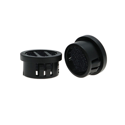 76.2mm Filtered Vent Plug - 6.4mm Panel | Black Nylon 66