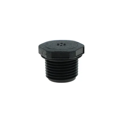Threaded Vent Plugs NPT 1/2 Thread, 20.6mm Length -Black