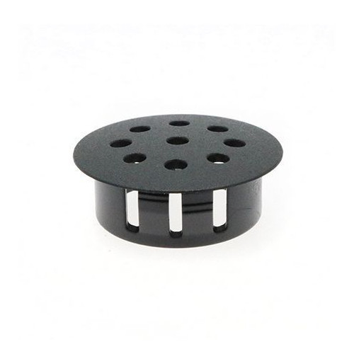 19.1mm Black Vent Plug - 6.4mm Panel | Nylon 66
