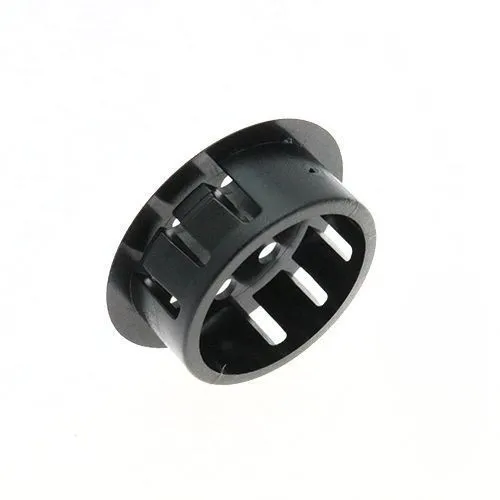 19.1mm Black Vent Plug - 6.4mm Panel | Nylon 66