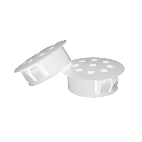 25.4mm White Vent Plug - 3.2mm Panel | Nylon 66