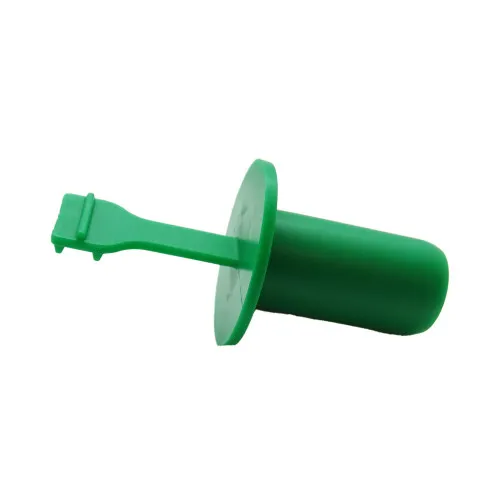 19mm Green Bio LDPE Cylindrical Pull Tab Plug | Vital Parts