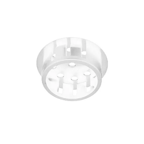 31.7mm White Vent Plug - 3.2mm Panel | Nylon 66