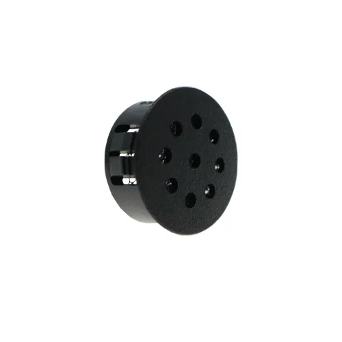 38.1mm Filtered Vent Plug - 3.2mm Panel | Black Nylon 66