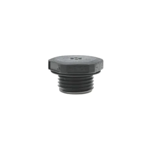1/4 in NPT Grey Liquid Tight Threaded Vent Plug - 16.8mm Length | Nylon