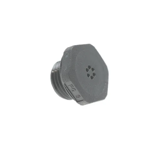1/4 in NPT Grey Liquid Tight Threaded Vent Plug - 16.8mm Length | Nylon