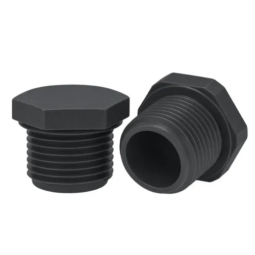 1/2in NPT Black Liquid Tight Threaded Vent Plug - 20.6mm Length | Nylon