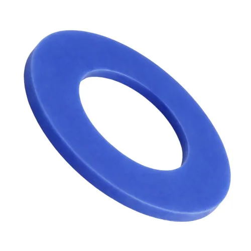 M12 (130mm) x 24mm Silicone Washer - DIN 125A (2.5mm Thickness) Blue