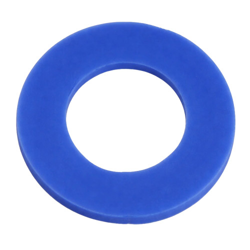 M3 (3.2mm) x 7mm Silicone Washer - DIN 125A (0.5mm Thickness) Blue