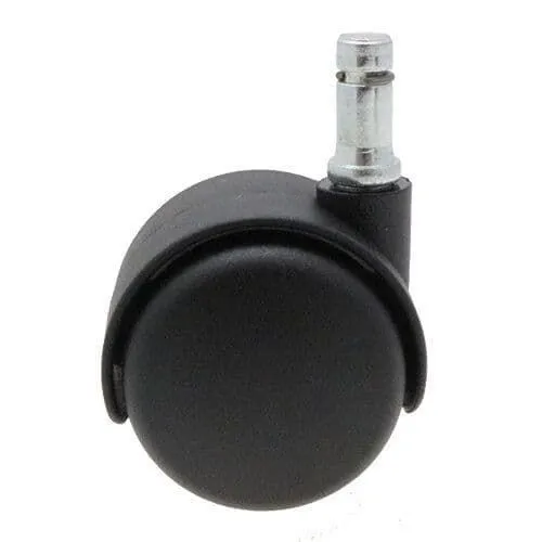 50mm Stem Castor Wheel - 11mm x 22mm Stem (For Soft Floor) | 50kg