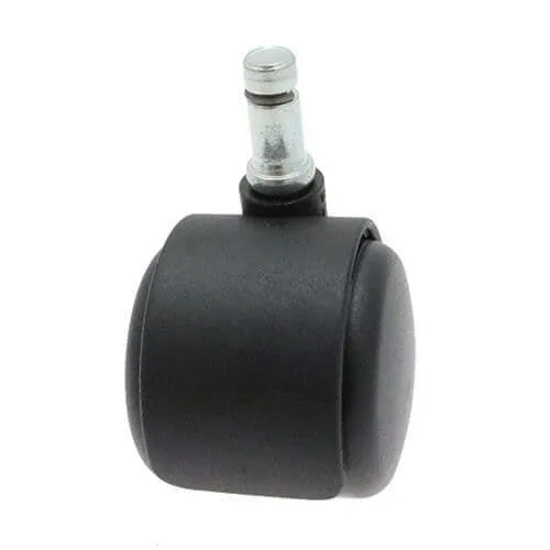 50mm Stem Castor Wheel - 11mm x 22mm Stem (For Soft Floor) | 50kg