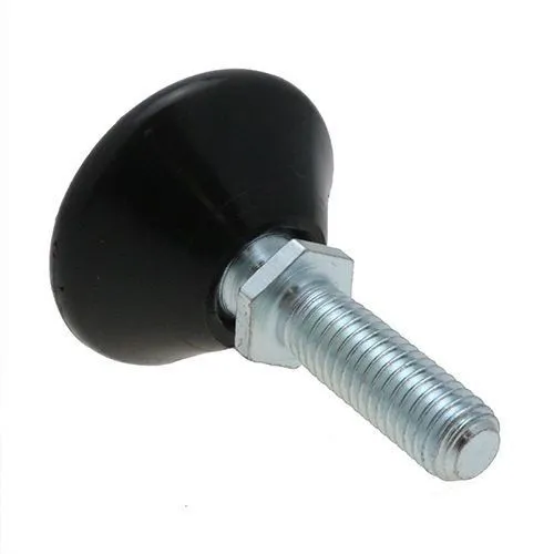 M6 x 12.5mm Tilting Heavy Duty Foot (50kg Weight Rated) 25mm Base