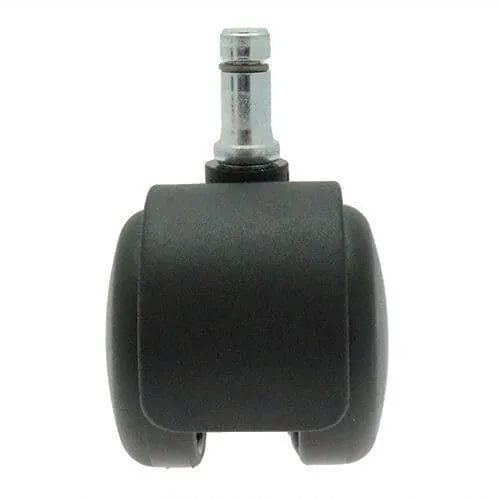 50mm Stem Castor Wheel - 10mm x 22mm Stem (For Soft Floor) | 50kg
