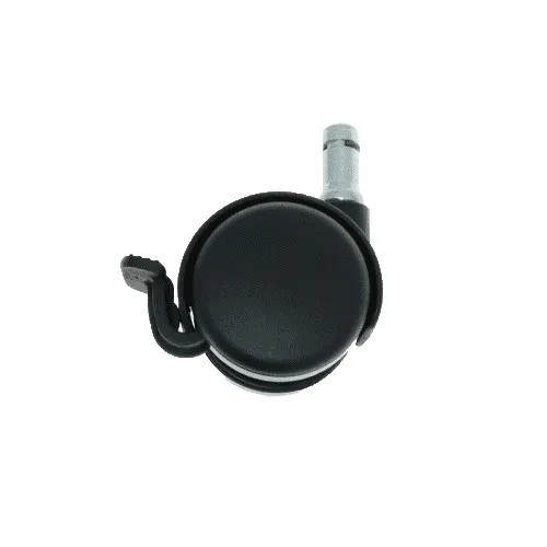 50mm Braked Stem Castor Wheel - 10mm x 22mm Stem (For Soft Floor) | 50kg