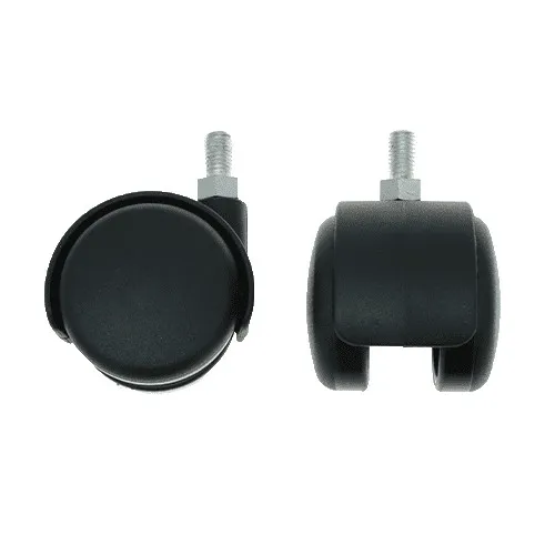 50mm Threaded Castor Wheel - M8 x 15mm Thread (For Soft Floor) | 50kg