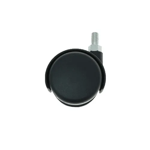 50mm Threaded Castor Wheel - M10 x 15mm Thread (For Soft Floor) | 50kg