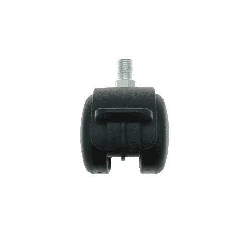 50mm Braked Threaded Castor Wheel - M10 x 15mm Thread (For Soft Floor) | 50kg