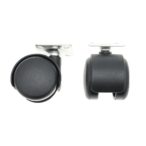 50mm Plate Castor Wheel - 38mm x 38mm Plate (For Soft Floor) | 50kg