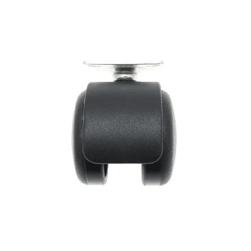 50mm Plate Castor Wheel - 38mm x 38mm Plate (For Soft Floor) | 50kg