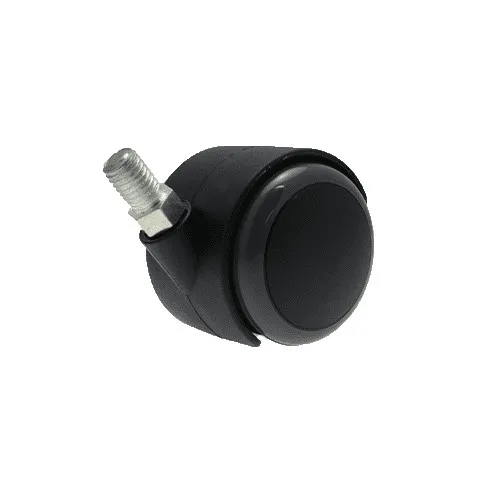 50mm Threaded Castor Wheel - M8 x 15mm Thread (For Hard Floor) | 50kg