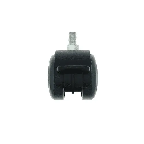 50mm Braked Threaded Castor Wheel - M10 x 15mm Thread (For Hard Floor) | 50kg
