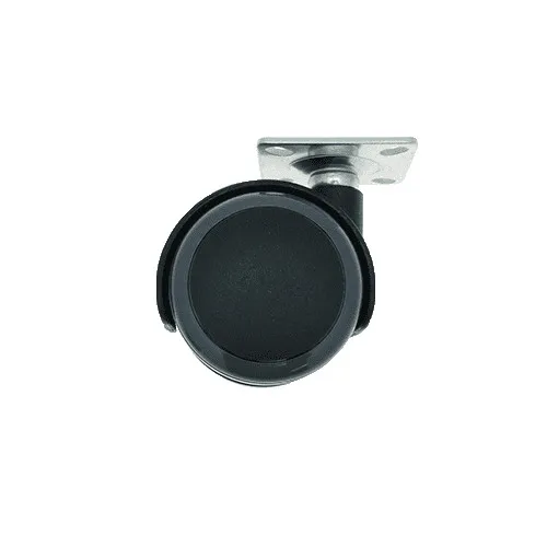 50mm Plate Castor Wheel - 38mm x 38mm Plate (For Hard Floor) | 50kg